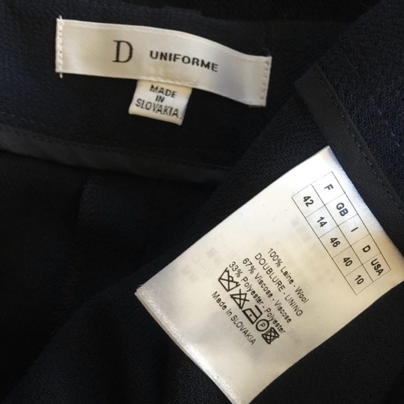 C. Dior Navy wool uniform slacks/ pants - Picture 5 of 8